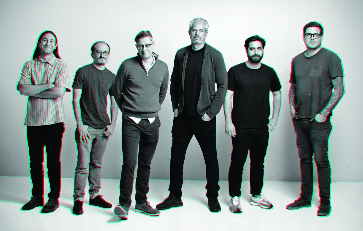 Oseary with Beeple (aka Mike Winkelmann, third from left) and Yuga Labs’ Zeshan (aka No Sass), Greg Solano (Gargamel), Kerem (Emperor Tomato Ketchup) and Wylie Aronow (Gordon Goner)