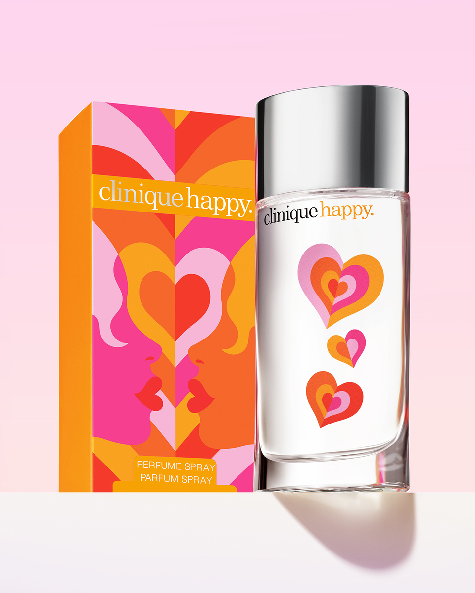 Clinique Happy - Limited-Edition Valentine's Day Packaging 2022