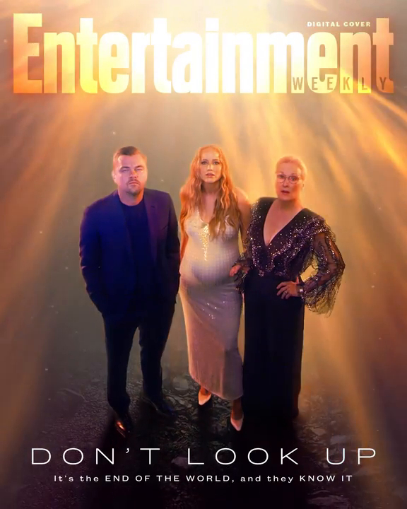 Leonardo DiCaprio, Jennifer Lawrence, and Meryl Streep for 'Don't Look Up'